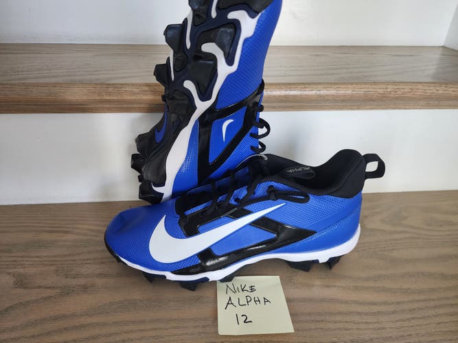 Men's Size M 12.0 (W 13.0) Nike Low Top Molded Cleats (New)