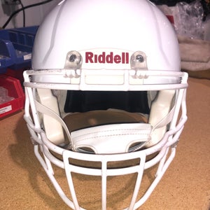 USED RIDDELL SPEED ADULT HELMET - XL - METALLIC WHITE