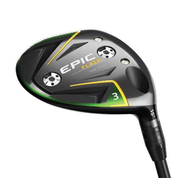 LEFT HANDED CALLAWAY EPIC FLASH SZ FAIRWAY FAIRWAY - 15° GRAPHITE 6.0 STANDARD PROJECT X HZRDUS SMO