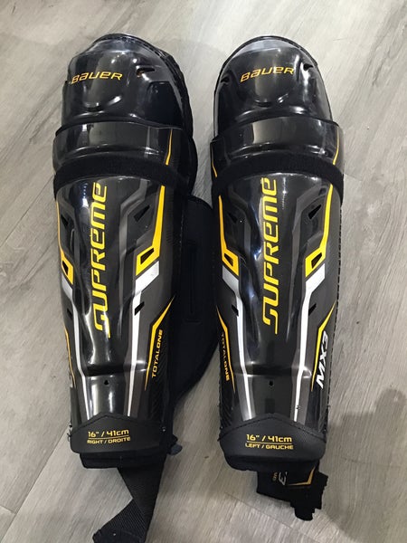 Senior Bauer Supreme TotalOne MX3 16" Shin Pads (New)