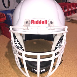 USED RIDDELL SPEED ADULT HELMET - XL - METALLIC WHITE