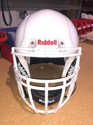 USED RIDDELL SPEED ADULT HELMET - XL - METALLIC WHITE