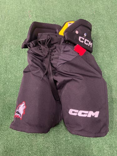 Black Senior Medium CCM HPTK Hockey Pants Pro Stock (New)