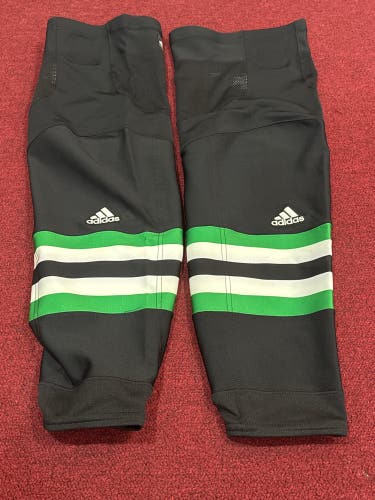 University of North Dakota Black Senior Medium Adidas Socks Pro Stock (New)
