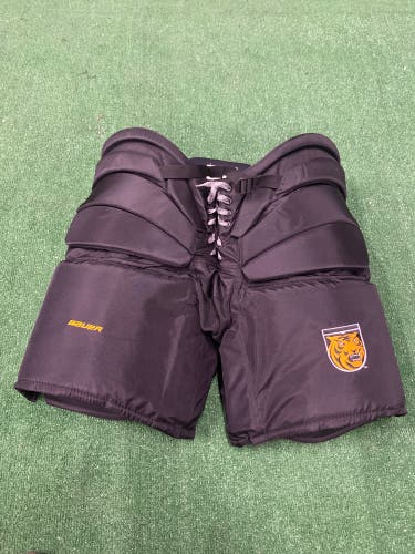 Black Supreme Senior XL Bauer Hockey Pants Pro Stock (Used)