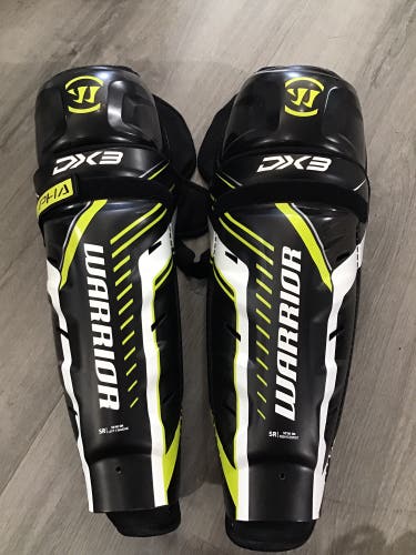 Senior Warrior Alpha DX3 16" Shin Pads (New)