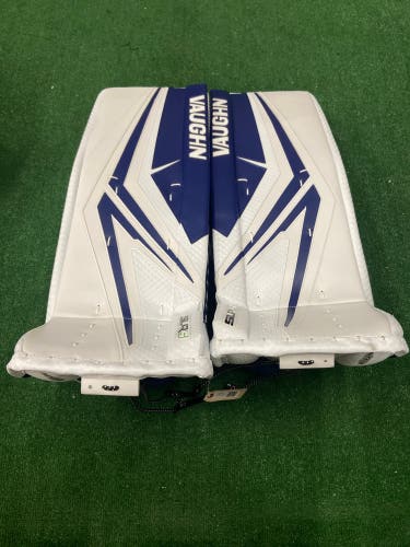 White 32" Senior Vaughn SLR4 Pro Goalie Leg Pads (New)