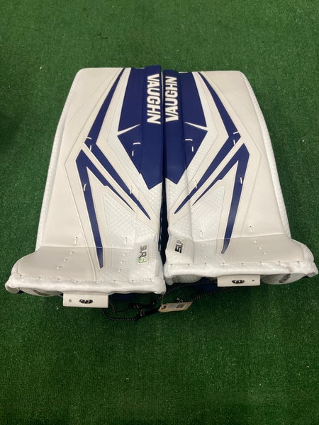 White 32" Senior Vaughn SLR4 Pro Goalie Leg Pads (New)