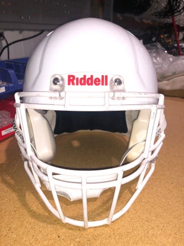 USED RIDDELL SPEED ADULT HELMET - XL - METALLIC WHITE