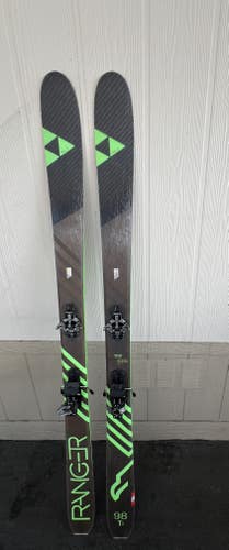 2019 Fischer 180 cm Alpine Touring Ranger 98 ti Skis with Fischer Touring Bindings and skins (Used)