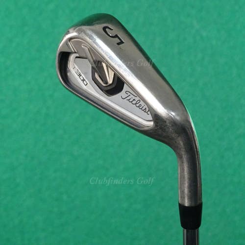 Titleist T300 Single 5 Iron True Temper AMT Red R300 Steel Regular