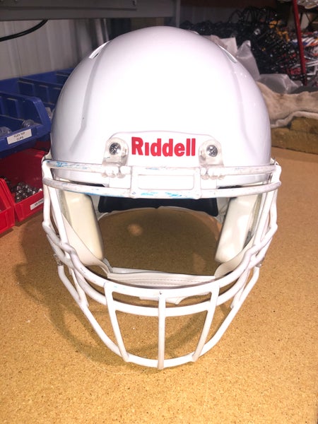 USED RIDDELL SPEED ADULT HELMET - XL - METALLIC WHITE