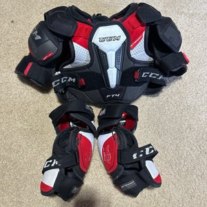 CCM JetSpeed FT4 Hockey
Shoulder Pads & Elbow pads - Junior
Size: Small