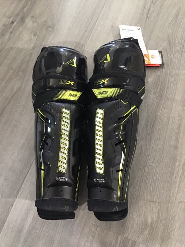 Senior Warrior Alpha QX 13" Shin Pads (New)
