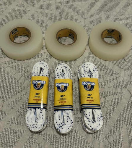Howies Hockey Tape and Laces Bundle 96"