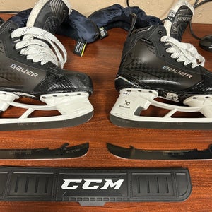 2025 Bauer Supreme Shadow Hockey Skates Pro Stock 5.5 (Used)