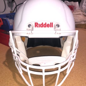 USED RIDDELL SPEED ADULT HELMET - XL - METALLIC WHITE