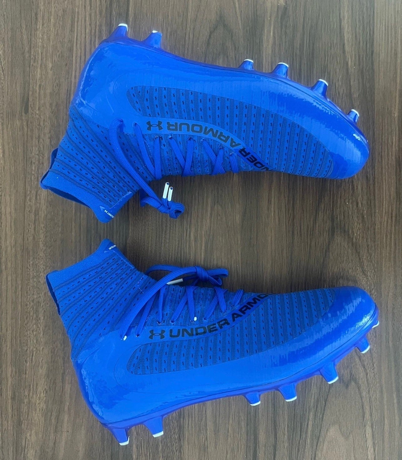 Sz 10 Under Armour Highlight MC 2.0 INTELLIKNIT Football Cleats Men Blue 3027304 Under Armour Highlight 2 MC Men main image 3