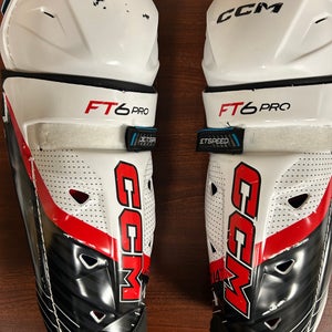 Senior CCM Jetspeed FT6 14" Shin Pads Pro Stock (Used)