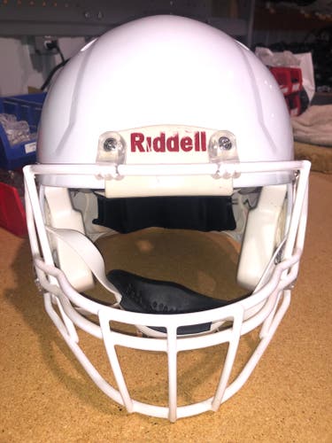 USED RIDDELL SPEED ADULT HELMET - XL - METALLIC WHITE
