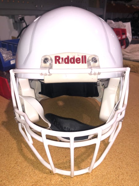 USED RIDDELL SPEED ADULT HELMET - XL - METALLIC WHITE