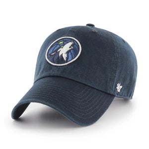 Minnesota Timberwolves '47 Brand NBA Navy Adjustable Strapback Clean Up Hat