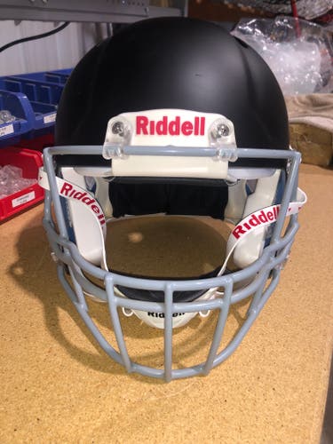 USED RIDDELL SPEED ADULT HELMET - LARGE - FLAT BLACK
