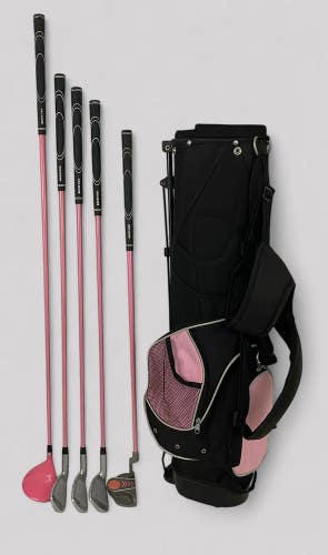 Golf Girl Junior Tour Golf Club 5pcs Set 15 Driver, Iron 5,7,9, Putter RH