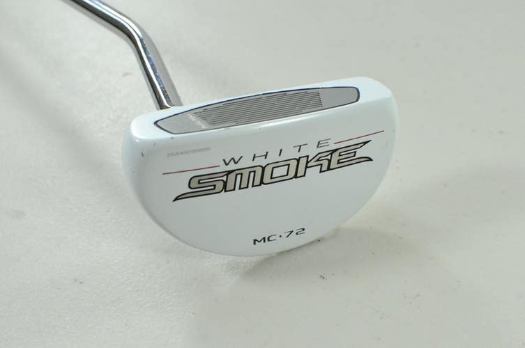 LEFT HANDED TaylorMade White Smoke MC-72 35" Putter Steel #204346