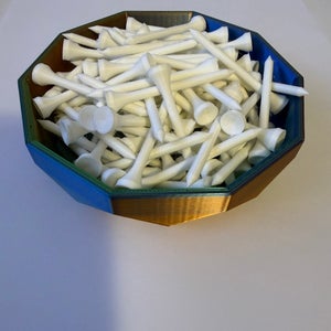 3D Printed Golf Tees (40-pack with free ball marker)