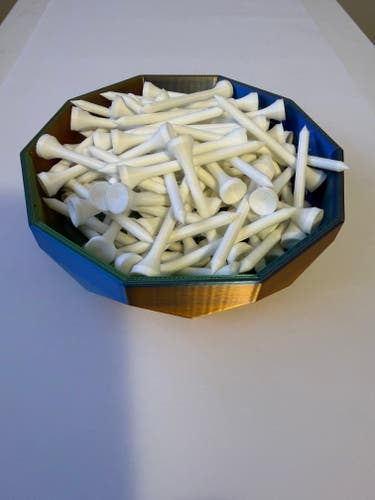 3D Printed Golf Tees (40-pack with free ball marker)