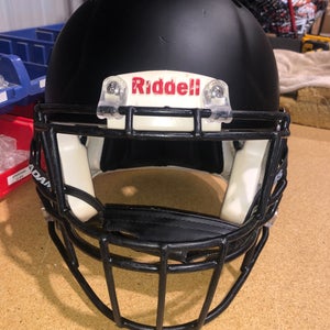 USED RIDDELL SPEED ADULT HELMET - LARGE - FLAT BLACK
