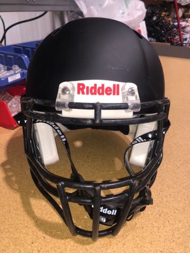 USED RIDDELL SPEED ADULT HELMET - LARGE - FLAT BLACK