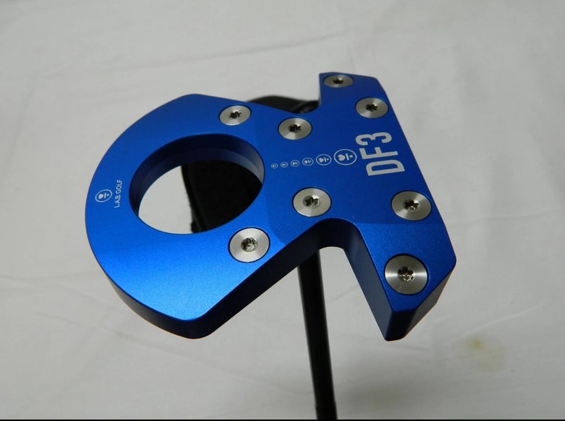 Blue Men's L.A.B. Golf DF3 Mallet Right Handed Putter 35" (New)