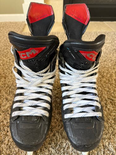 CCM JetSpeed FT6 Pro Hockey Skates Pro Stock 7 (Used) STEP steel included