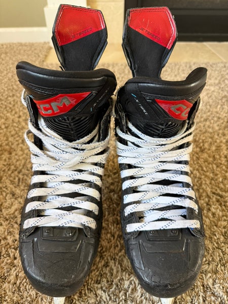 CCM JetSpeed FT6 Pro Hockey Skates Pro Stock 7 (Used) STEP steel included