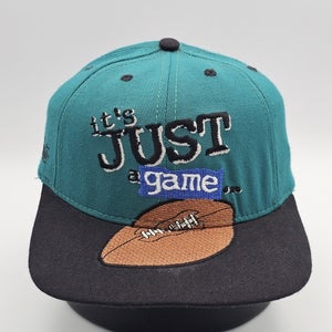 Vintage BigBallSports NFL Football It's Just A Game Embroidered Hat Cap Snapback