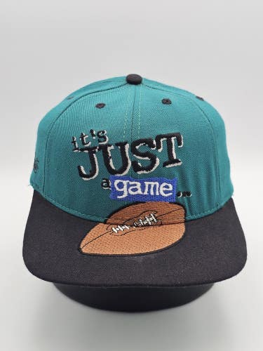 Vintage BigBallSports NFL Football It's Just A Game Embroidered Hat Cap Snapback