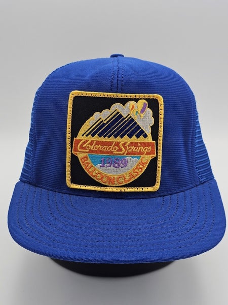 Vintage 1989 Hot Air Balloon Classics  Colorado Springs Mesh Patch Hat Snapback