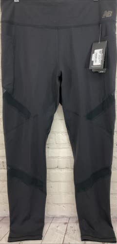 New Balance Extra Large High Rise Pocket Womens Running Tights Mesh Waistband