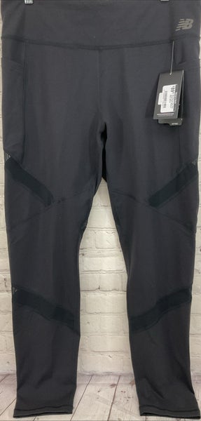 New Balance Extra Large High Rise Pocket Womens Running Tights Mesh Waistband