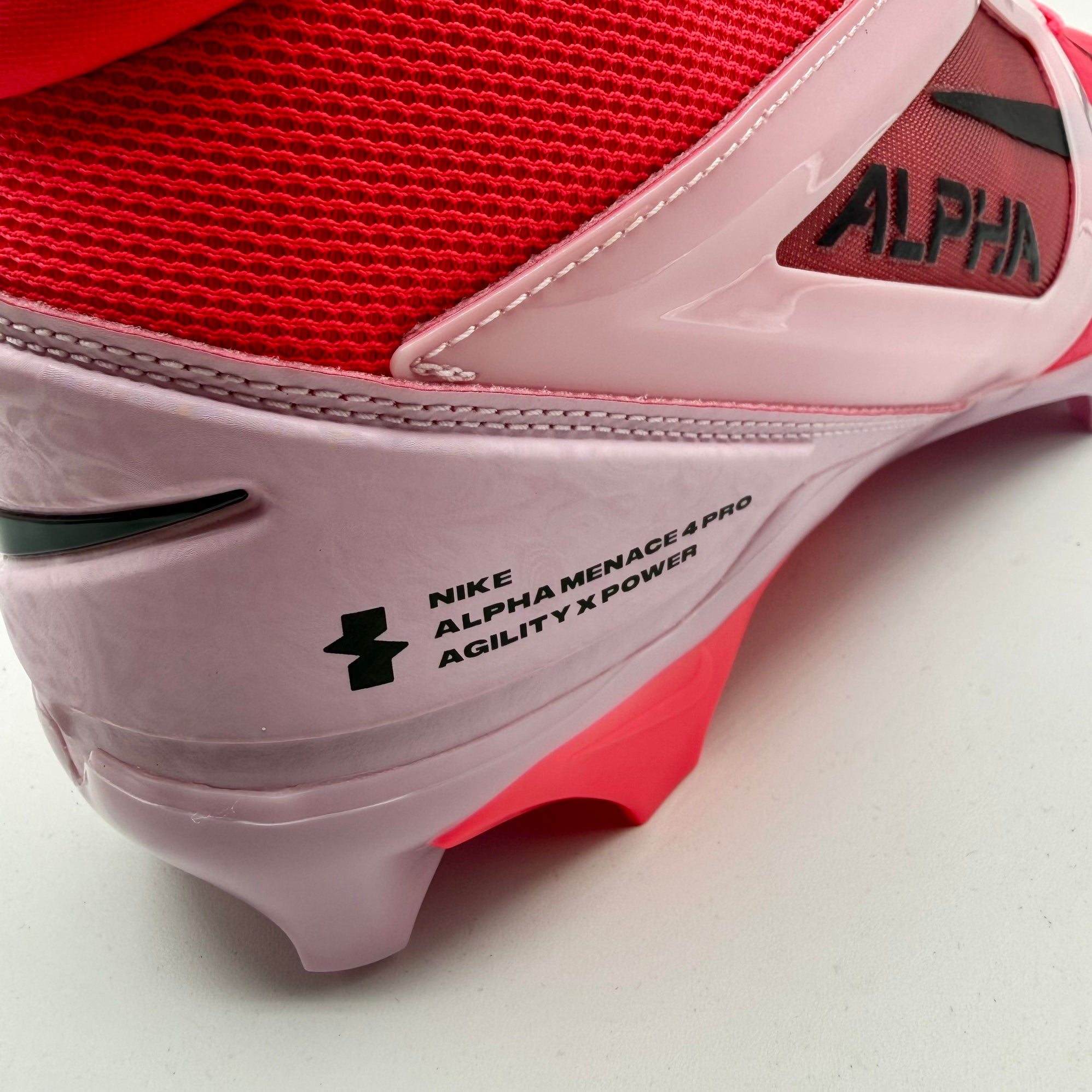 Nike Alpha Menace 4 Pro PE Football Cleats Racer Pink HJ4568 