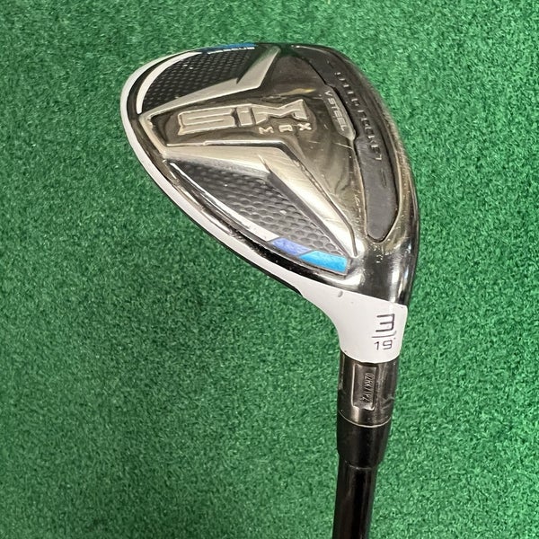 TaylorMade SIM MAX Rescue 19 3 Hybrid Tensei 90g Extra Stiff Graphite Shaft