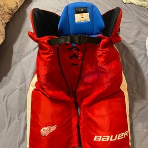 Pro Stock  Large Bauer Nexus Detroit Red Wings Pants