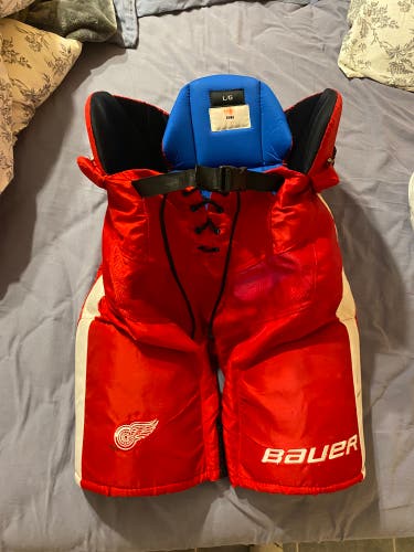 Pro Stock  Large Bauer Nexus Detroit Red Wings Pants