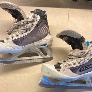 Bauer Reactor 4000 Hockey Goalie Skates Regular Width Size 4 (Used)