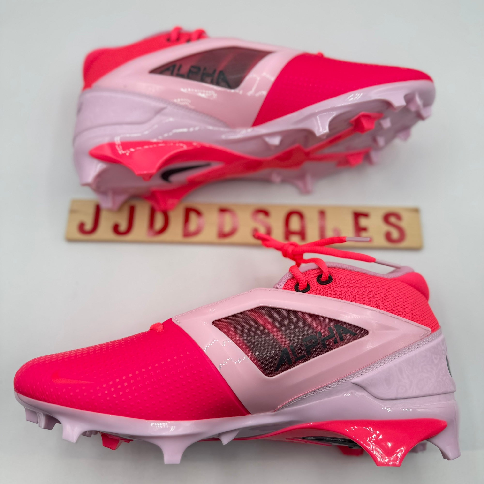 Nike Alpha Menace 4 Pro NRG Mens Football Cleats Racer Pink HJ4568-600 Size 11.5 Nike Alpha Menace 4 Pro NRG Racer Pink Cleats | Mercari main image 2