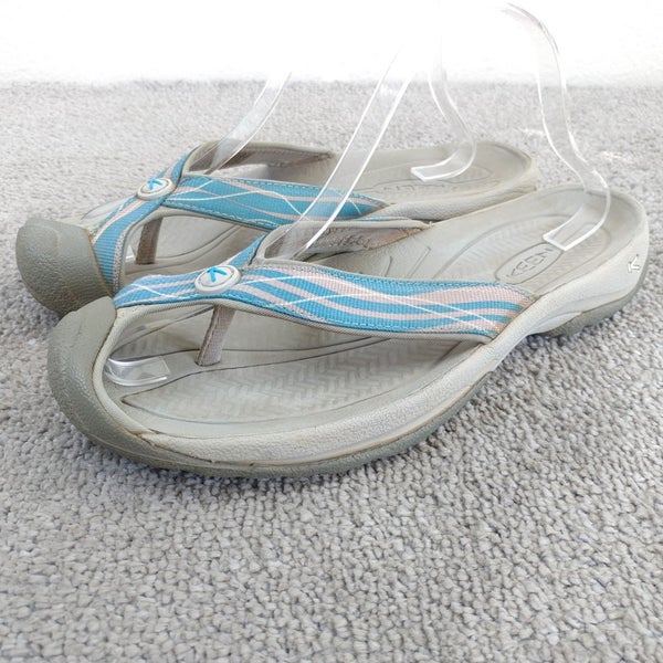 Keen Waimea H2 Womens Size 9 Slip On Closed Toe Thong Flip Flop Sandal Blue