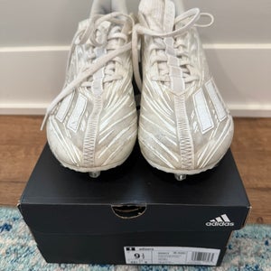 Adidas Adizero Football Cleats White Men’s Size 9.5