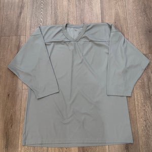 Gray Hockey Practice Jersey Size Large